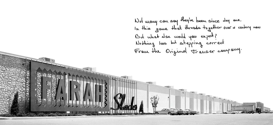 Farah's original factory, archive photograph