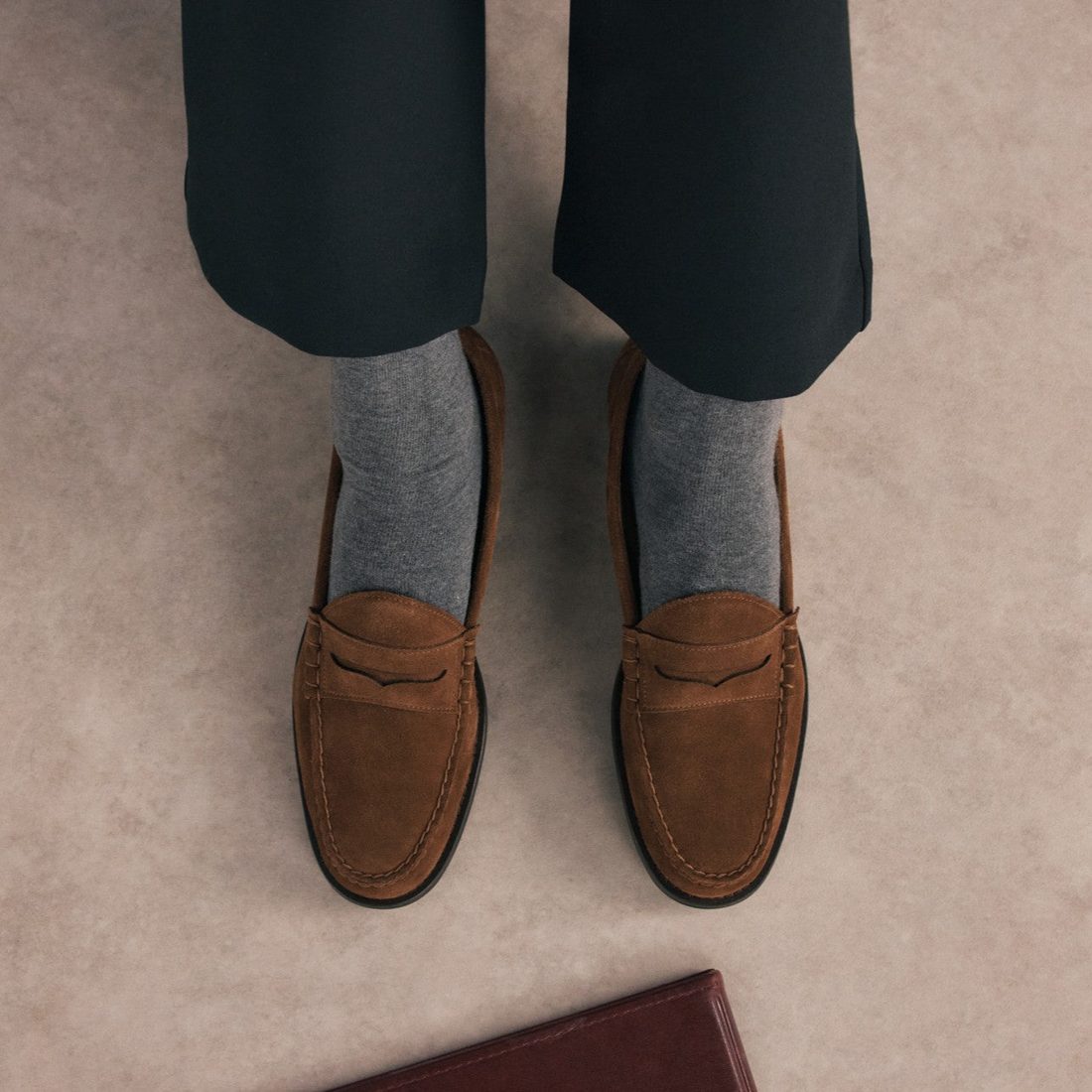 G.H. Bass Weejuns penny loafer, detail shot