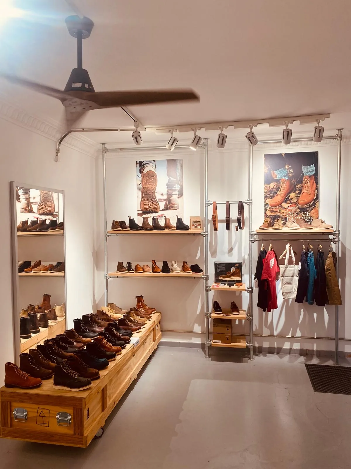 We Common Ground showroom in Madrid with premium footwear and apparel