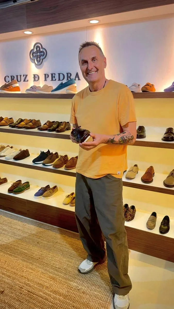 Visiting the Cruz de Pedra stand at MICAM Milano