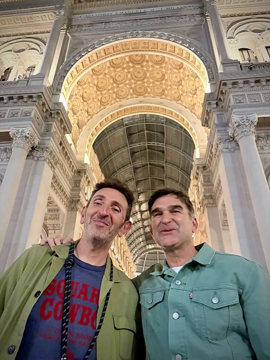 Under the Galleria Vittorio Emanuele II in Milan